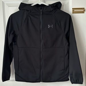 Under Armour Sim Softshell Jacket - New - Size YSM - Black